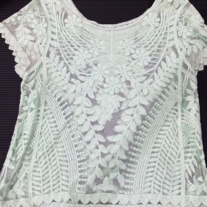 Express lace top